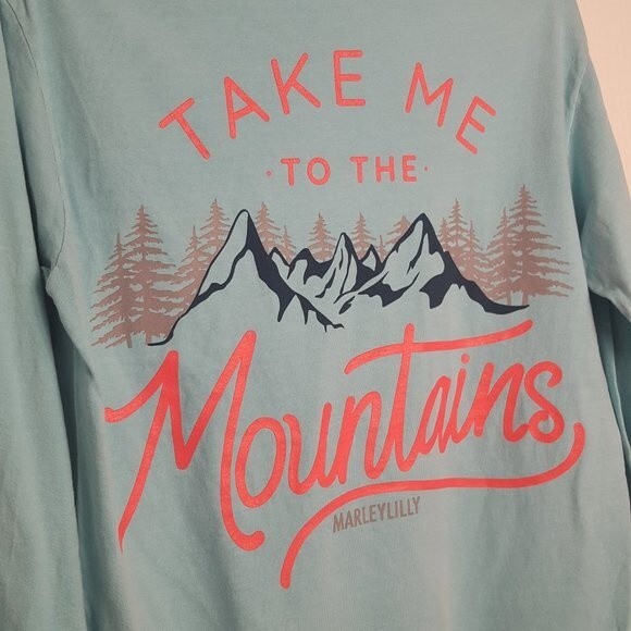 Take Me To the Mountains Monogram Long Sleeve Tee - Picture 3 of 5